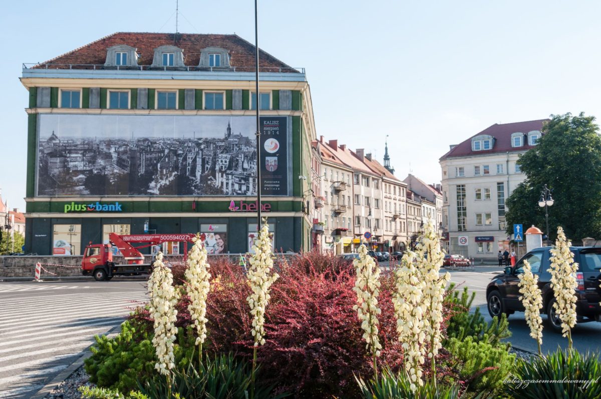 Wystawa Feniks 1914-2014 składała się z wielkoformatowych fotografii ukazujących katastrofę, jaką dla mieszkańców Kalisza było zburzenie miasta w sierpniu 1914 roku
