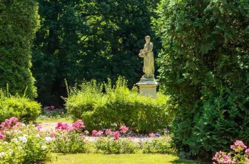kalisz park flora rzeźby