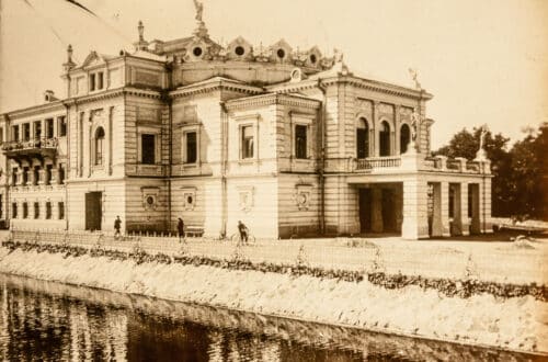 Walenty Kulisiewicz Teatr Kalisz 1914 balustrada