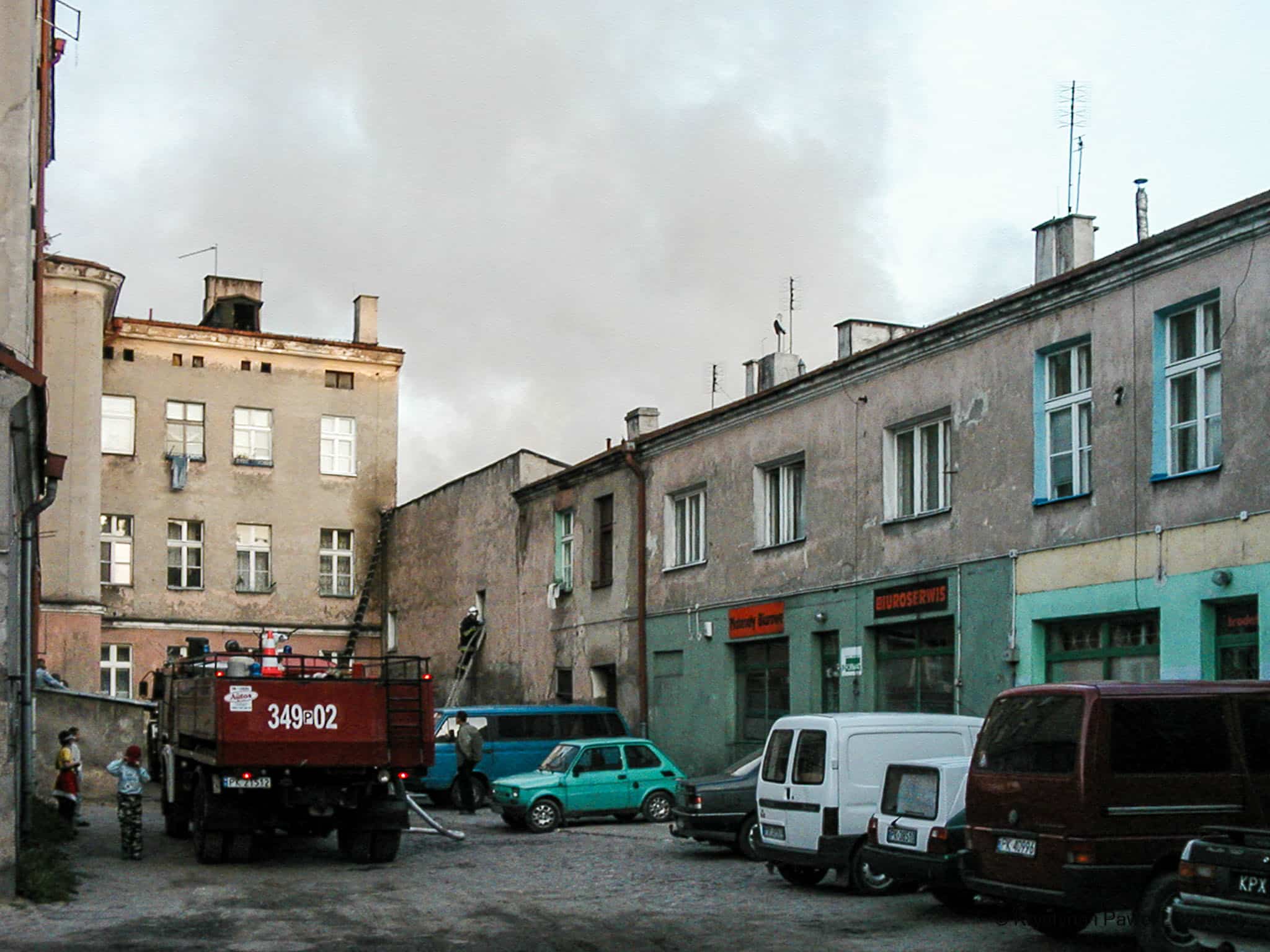 Pożar w koszarach