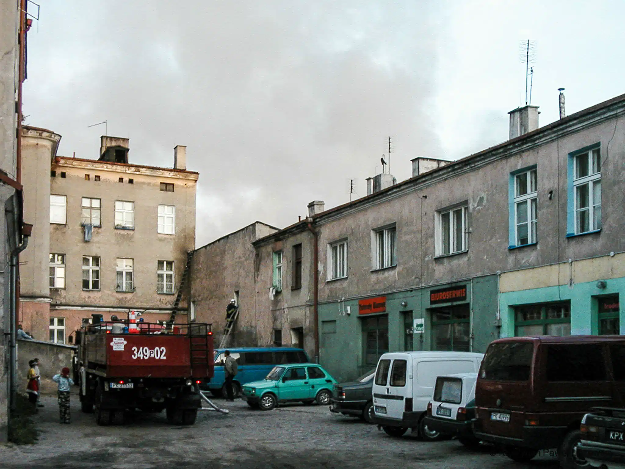 Pożar w koszarach